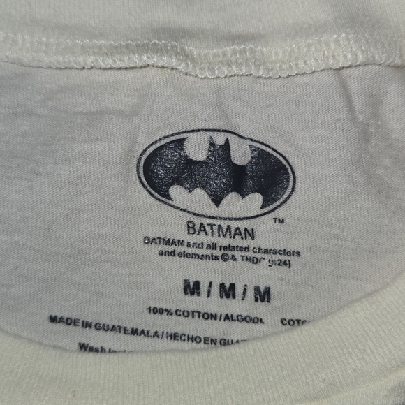Kids Batman and Peanuts Kids White T-Shirts BUNDLE - Picture 3 of 3